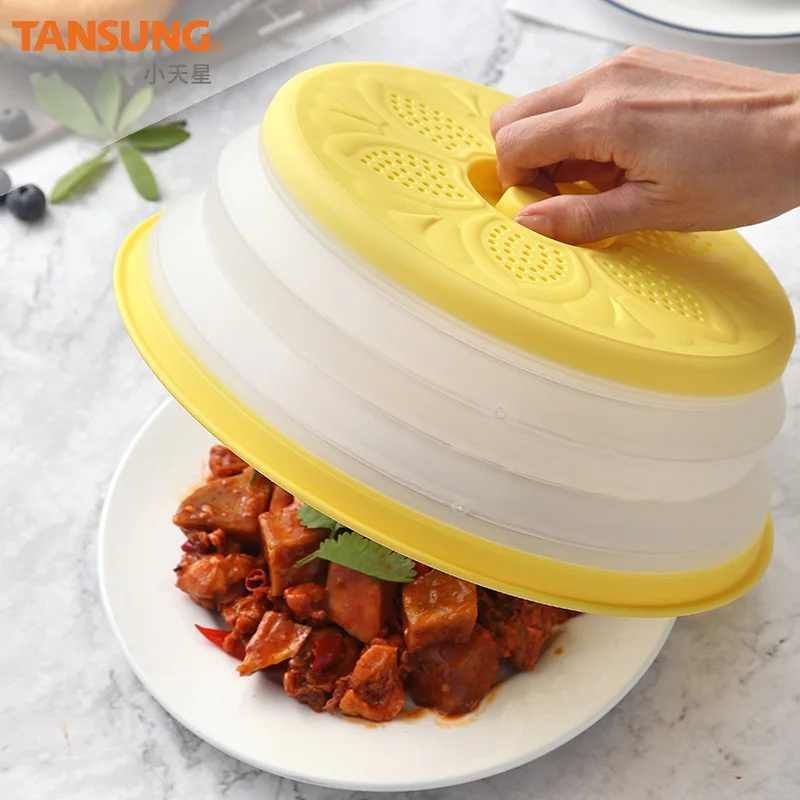 Microwave Splash-proof Cover Collapsible Food Cover Hollow-out Drain Basket with Handle Essential Tools
Microwave Splash-proof Cover Collapsible Food Cover Hollow-out Drain Basket with Handle Essential Tools