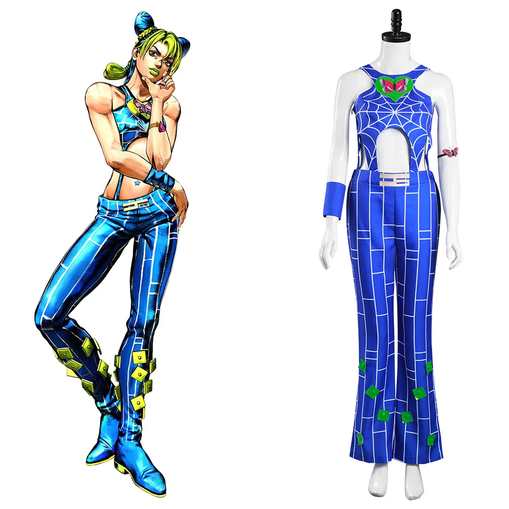 Anime JoJo Bizarre Adventure Cosplay Costume Jolyne Cujoh Cosplay Costume Blue Full Sets For Women Costume
Anime JoJo Bizarre Adventure Cosplay Costume Jolyne Cujoh Cosplay Costume Blue Full Sets For Women Costume
