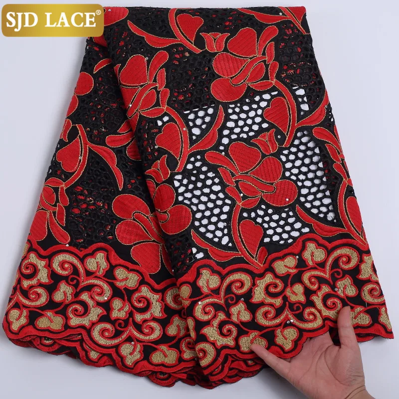 SJD LACE African Lace Fabric With Eyelet Pure Cotton High Quality Embroidery Swiss Voile Lace In Switzerland For Everyone 2212B
SJD LACE African Lace Fabric With Eyelet Pure Cotton High Quality Embroidery Swiss Voile Lace In Switzerland For Everyone 2212B