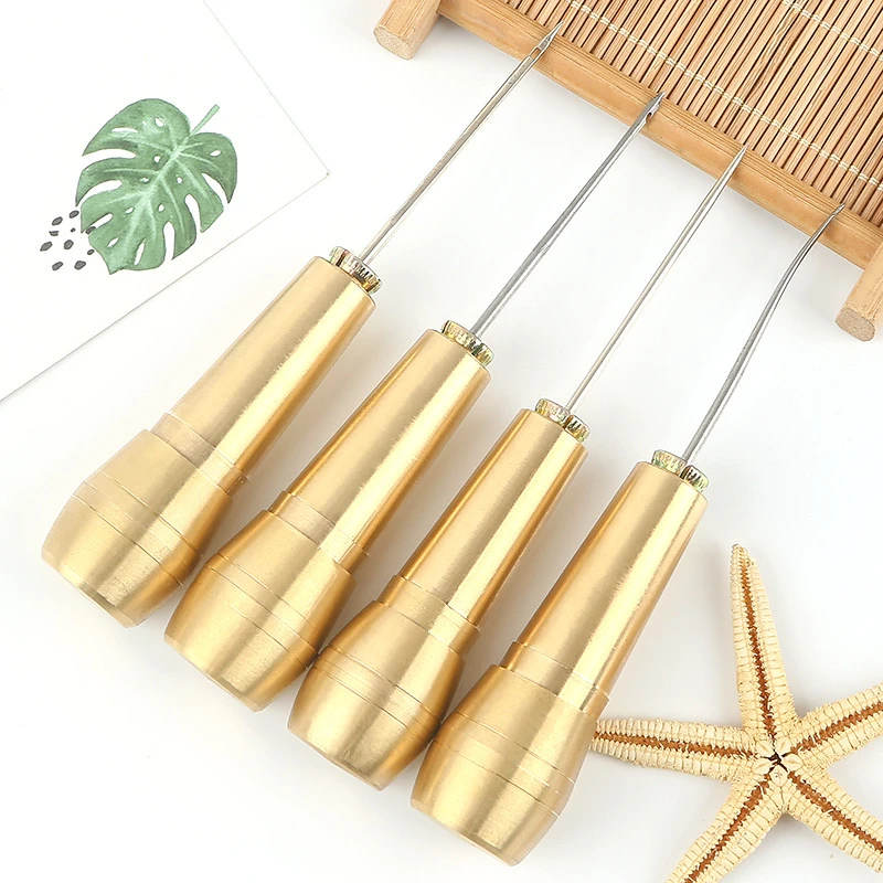 4Pcs Needles Hand Stitcher Kit Tools Canvas Leather Sewing Awl For Shoes Repair Canvas Leather Tent Leather Craft Kit
4Pcs Needles Hand Stitcher Kit Tools Canvas Leather Sewing Awl For Shoes Repair Canvas Leather Tent Leather Craft Kit