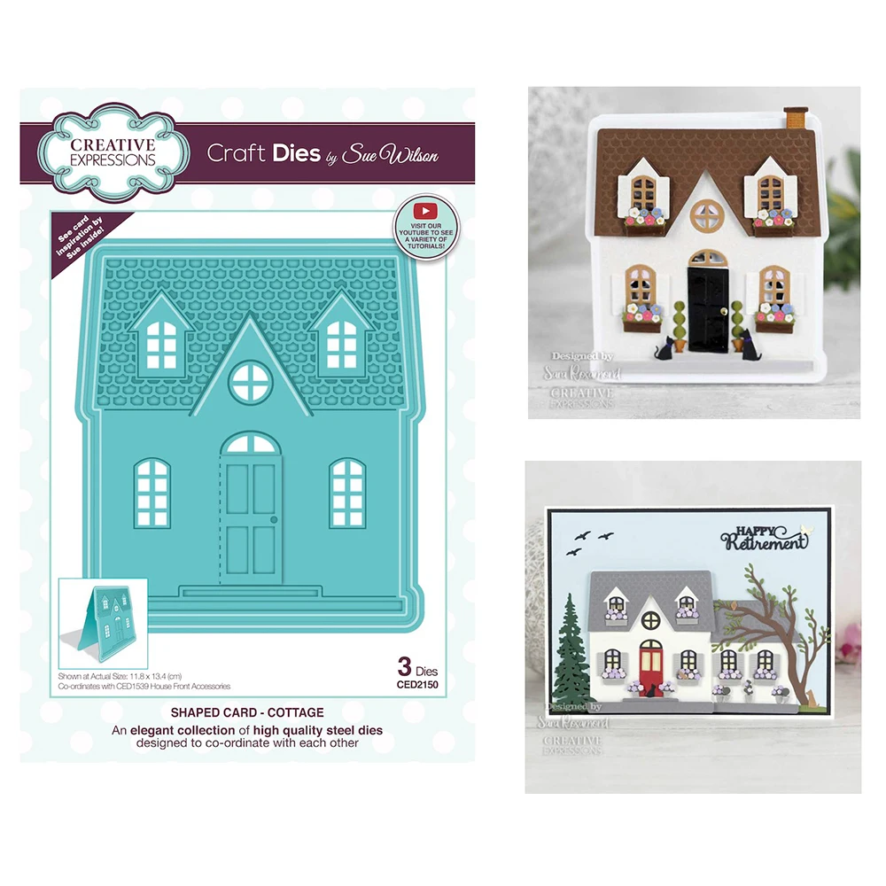2021 New Diy Crafts Cottage Shaped Cards Reusable Metal Cutting Dies Frame Diy Scrapbooking Alum Diary Decoration Embossing Mold
2021 New Diy Crafts Cottage Shaped Cards Reusable Metal Cutting Dies Frame Diy Scrapbooking Alum Diary Decoration Embossing Mold