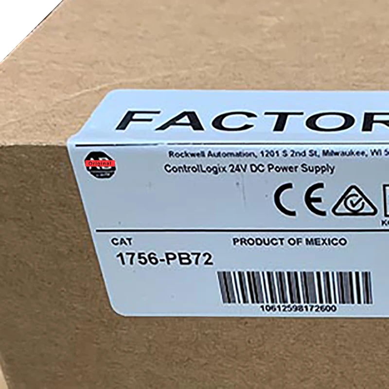 Новый оригинальный 1756-PB72 PLC 18-32VDC контроль Стандартный блок питания Logix
Новый оригинальный 1756-PB72 PLC 18-32VDC контроль Стандартный блок питания Logix