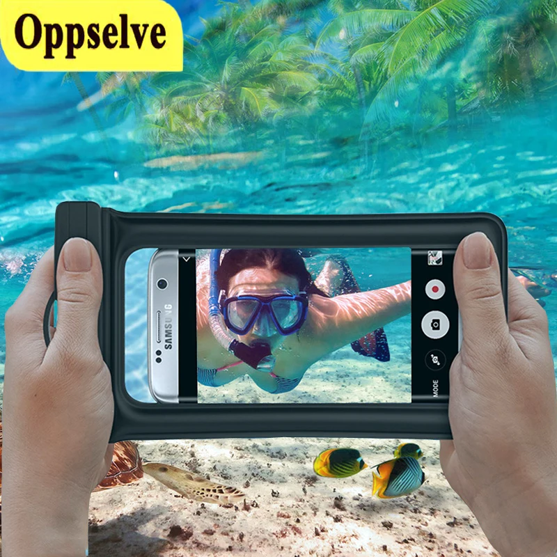 Oppselve Universal IPX8 Waterproof Case For iPhone Xs Max Xr X 8 7 6 6S 11 Pro Samsung S9 Note 9 Phone Pouch Underwater Dry Bag
Oppselve Universal IPX8 Waterproof Case For iPhone Xs Max Xr X 8 7 6 6S 11 Pro Samsung S9 Note 9 Phone Pouch Underwater Dry Bag