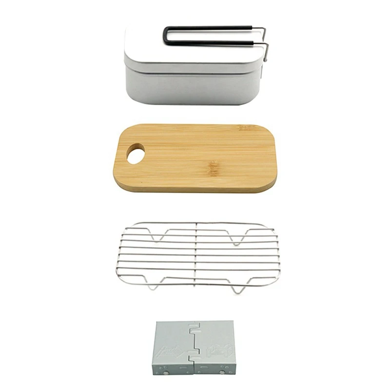 Aluminum Alloy Lunch Box Picnic Box Outdoor Dinner Pail Travel Camping Food Container Breakfast Storage Dinnerware
Aluminum Alloy Lunch Box Picnic Box Outdoor Dinner Pail Travel Camping Food Container Breakfast Storage Dinnerware
