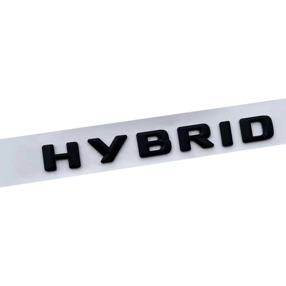 ABS Letters Matte Black Hybrid Emblem Trunk Side Fender Badge Nameplate Decal Car Refitted Logo Sticker for Benz
ABS Letters Matte Black Hybrid Emblem Trunk Side Fender Badge Nameplate Decal Car Refitted Logo Sticker for Benz