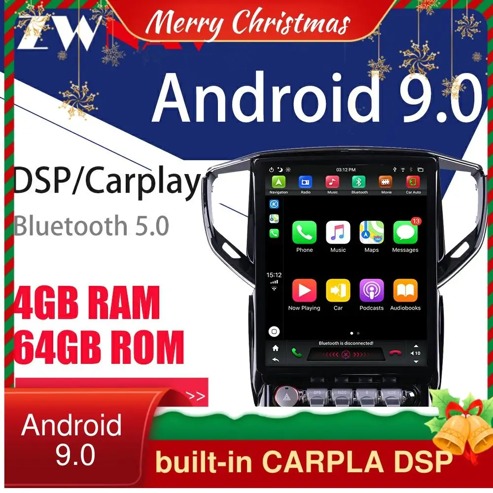 For Maserati GHIBLI 2014-2016 12.1Inch Vertical Screen Multimedia Radio Player Car GPS Navigation 2din Android 9 PX6 System
For Maserati GHIBLI 2014-2016 12.1Inch Vertical Screen Multimedia Radio Player Car GPS Navigation 2din Android 9 PX6 System