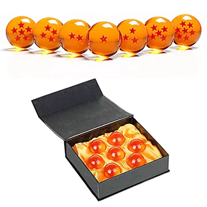 7pcs/set Dragon Ball 3.5CM Crystal Balls Goku Balls Complete Stars Classic Action Figures Toys Exquisite Boxed Collective Gifts
7pcs/set Dragon Ball 3.5CM Crystal Balls Goku Balls Complete Stars Classic Action Figures Toys Exquisite Boxed Collective Gifts