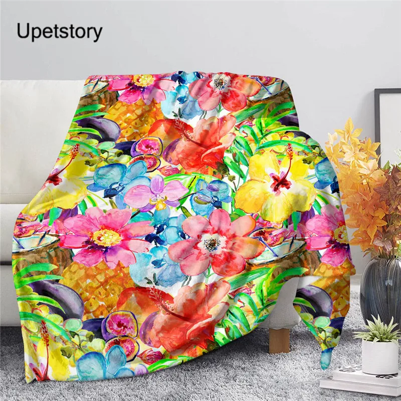 Upetstory Throw Blanket for Women's Surf Floral Flower Print Warm Soft Fluffy Bedcover Bedspread for Sofa Chair Bed 2020 
Upetstory Throw Blanket for Women's Surf Floral Flower Print Warm Soft Fluffy Bedcover Bedspread for Sofa Chair Bed 2020