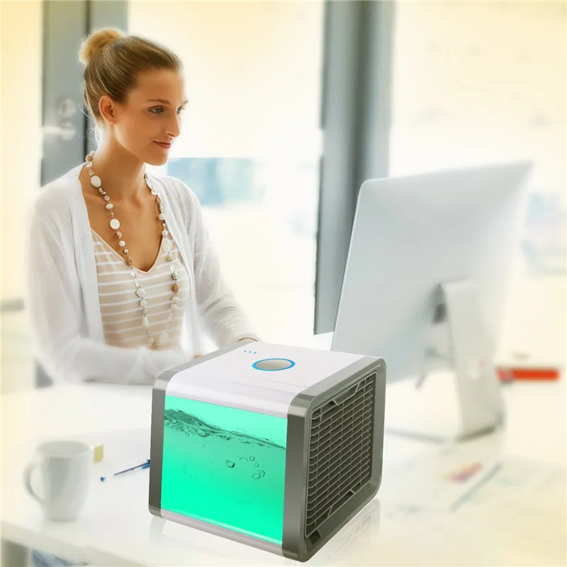 Mobile Air Conditioner Portable Mini USB Air Cooler Desk Table Air Cooling Fan Home Air Conditioning Multi-function Humidifier 
Mobile Air Conditioner Portable Mini USB Air Cooler Desk Table Air Cooling Fan Home Air Conditioning Multi-function Humidifier