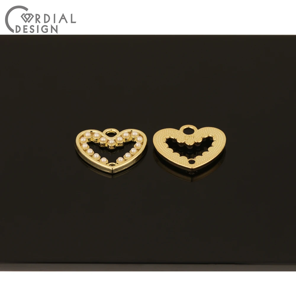 Cordial Design 100Pcs 16*18MM Earrings Accessories/DIY Charms/Heart Shape/Imitation Pearl/Connectors/Jewelry Findings Components
Cordial Design 100Pcs 16*18MM Earrings Accessories/DIY Charms/Heart Shape/Imitation Pearl/Connectors/Jewelry Findings Components