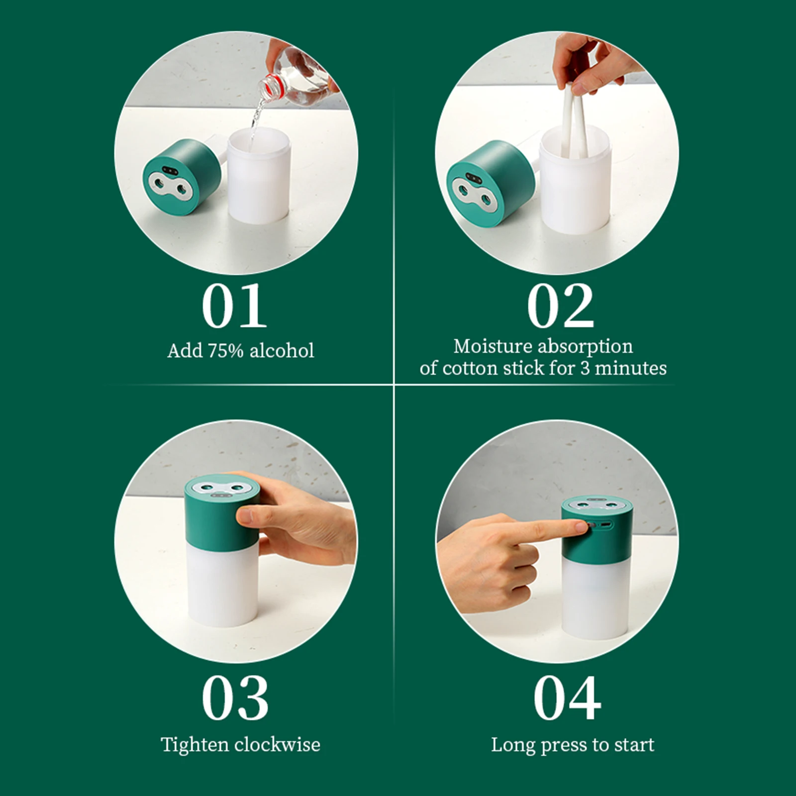 Mini Sterilizer Alcohol Sanitizer Spray Sprayer Disinfectants Machine Automatic Hand Sanitizer Dispenser Stand
Mini Sterilizer Alcohol Sanitizer Spray Sprayer Disinfectants Machine Automatic Hand Sanitizer Dispenser Stand