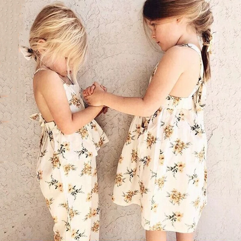 Girls Dress&Skirt 2019 Infant Baby Kids Backless Sleeveless Strap Flower Printed Cotton Dress
Girls Dress&Skirt 2019 Infant Baby Kids Backless Sleeveless Strap Flower Printed Cotton Dress