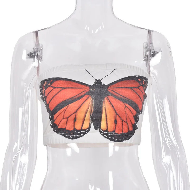 NOVAINSPO Butterfly Printing Backless Wrap Chest For Women 2021 Casual Sleeveless Streetwear Cool Outfits 1 Piece Strapless Hot
NOVAINSPO Butterfly Printing Backless Wrap Chest For Women 2021 Casual Sleeveless Streetwear Cool Outfits 1 Piece Strapless Hot