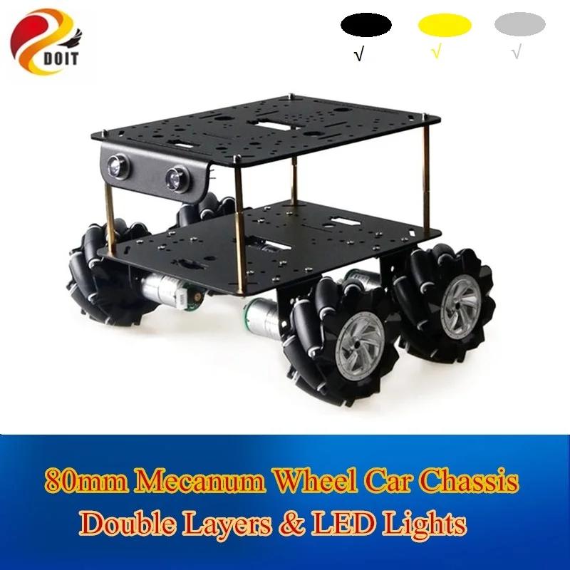Двухслойный автомобильный шасси Mecanum, Колесо 15 кг, 80 мм, 2-слойный робот Mecanum для Arduino Raspberry Pi, всенаправленный CM300 
Двухслойный автомобильный шасси Mecanum, Колесо 15 кг, 80 мм, 2-слойный робот Mecanum для Arduino Raspberry Pi, всенаправленный CM300