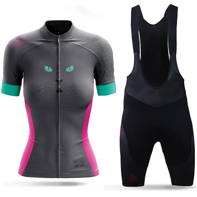 Pro Team Triathlon Set Women's Cycling Jersey One Piece Jumpsuit Short Sleeve Macaquinho Ciclismo Feminino Set Gel Pad
Pro Team Triathlon Set Women's Cycling Jersey One Piece Jumpsuit Short Sleeve Macaquinho Ciclismo Feminino Set Gel Pad
