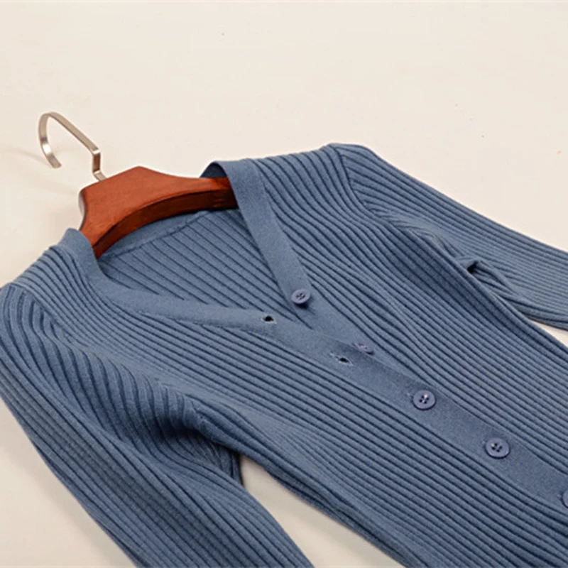 Autumn Winter Women Dress New Fashion Sexy V-neck Vintage Knit Dress Slim High-elastic Long-sleeved Sweater Dresses Female K1026
Autumn Winter Women Dress New Fashion Sexy V-neck Vintage Knit Dress Slim High-elastic Long-sleeved Sweater Dresses Female K1026
