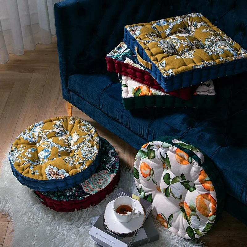 40*40cm Portable Cotton Linen Printing Seat Cushions Japanese Style Home Office Tatami Chair Pad Creative Square Round Cushion
40*40cm Portable Cotton Linen Printing Seat Cushions Japanese Style Home Office Tatami Chair Pad Creative Square Round Cushion