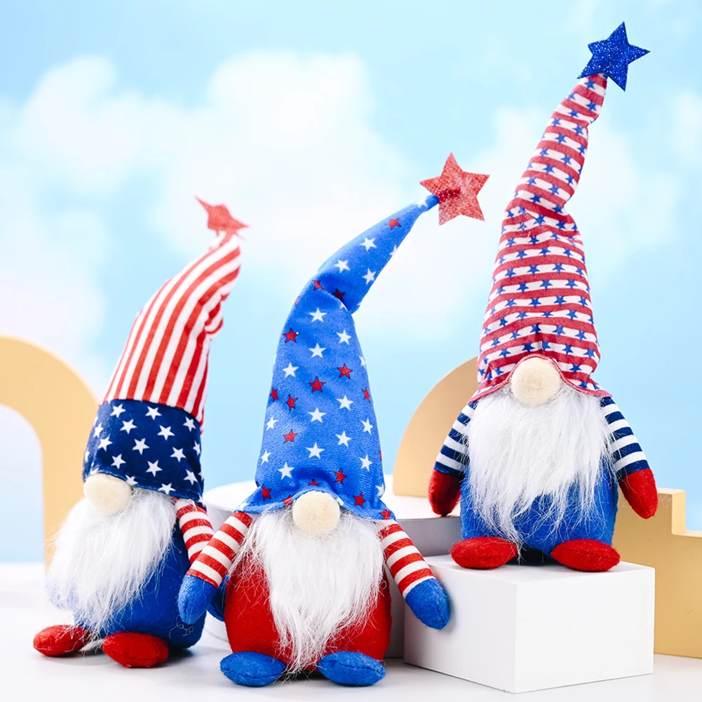 US Independence Day Decoration Dwarf Gnome Faceless Doll Plush Doll Pendant Adornment Creative Doll Faceless Holiday Party Decor
US Independence Day Decoration Dwarf Gnome Faceless Doll Plush Doll Pendant Adornment Creative Doll Faceless Holiday Party Decor