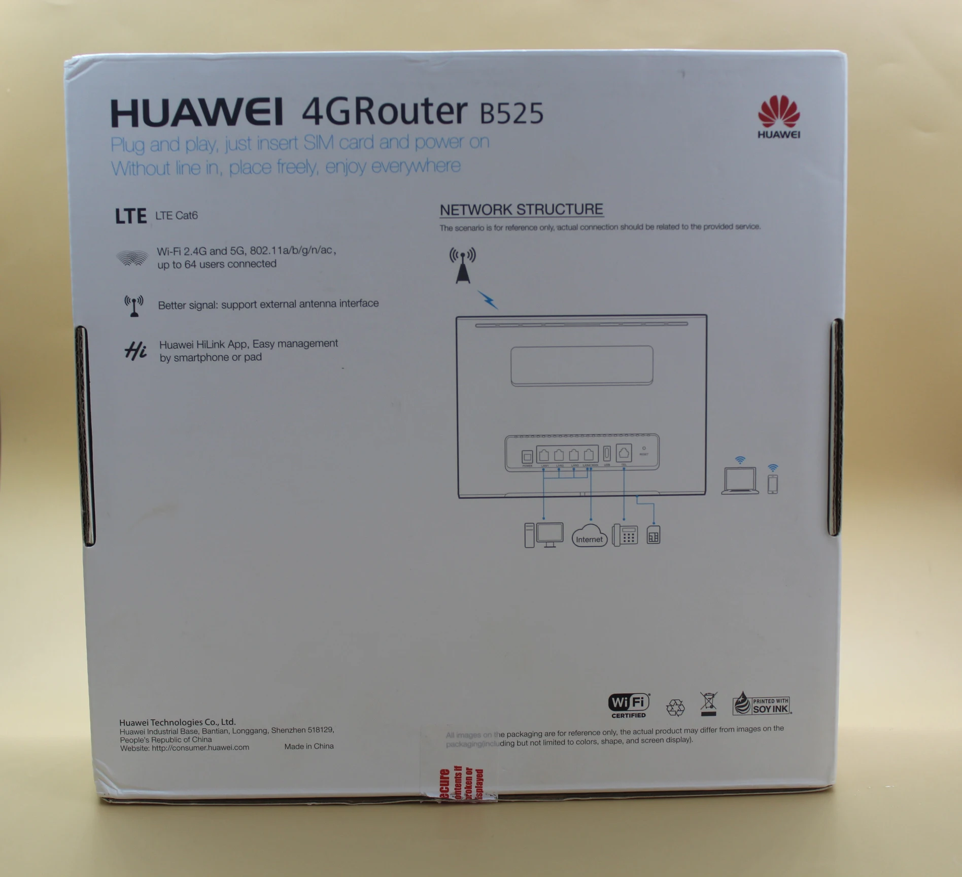 Huawei New B525 B525s-23A 4G 300Mbps LTE CPE Wifi Router 4g lte router 4G Wireless Router with Antenna 3g 4g router PK E5186
Huawei New B525 B525s-23A 4G 300Mbps LTE CPE Wifi Router 4g lte router 4G Wireless Router with Antenna 3g 4g router PK E5186