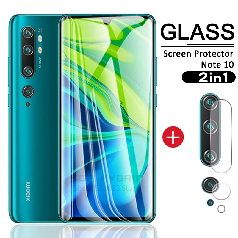 2in1 для Xiaomi Mi CC9e Note10 CC9 Pro экран загибающаяся Защитная Стекло & Note 10 CC9Pro 10Pro CC 9Pro 9e