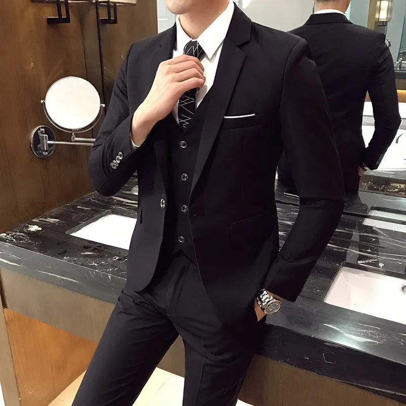 Blazers Pants Vest 3 Pieces Sets / Fashion Men's Casual Boutique Business Wedding Groomsmen Suit Jacket Coat Trousers Waistcoat
Blazers Pants Vest 3 Pieces Sets / Fashion Men's Casual Boutique Business Wedding Groomsmen Suit Jacket Coat Trousers Waistcoat