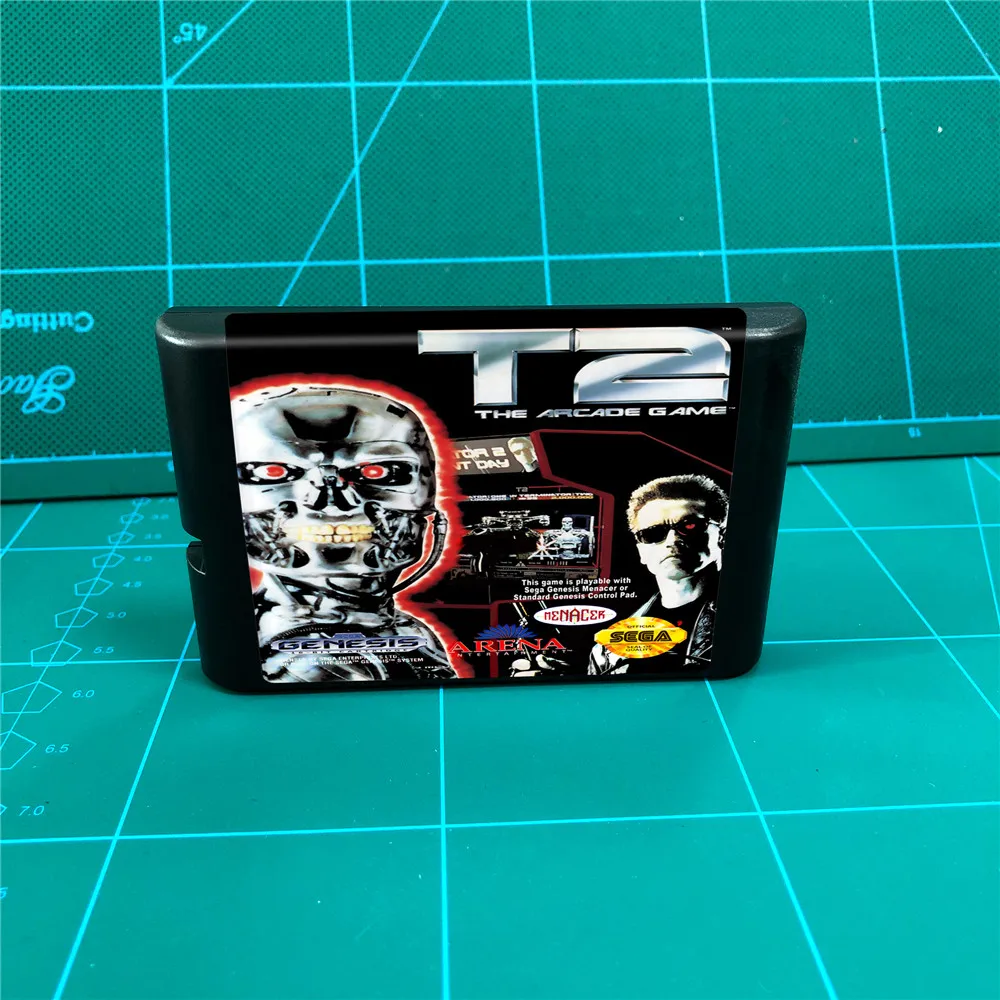 T2 аркадная игра 16 бит MD игры Картридж для MegaDrive Genesis консоли|Запасные части| |
