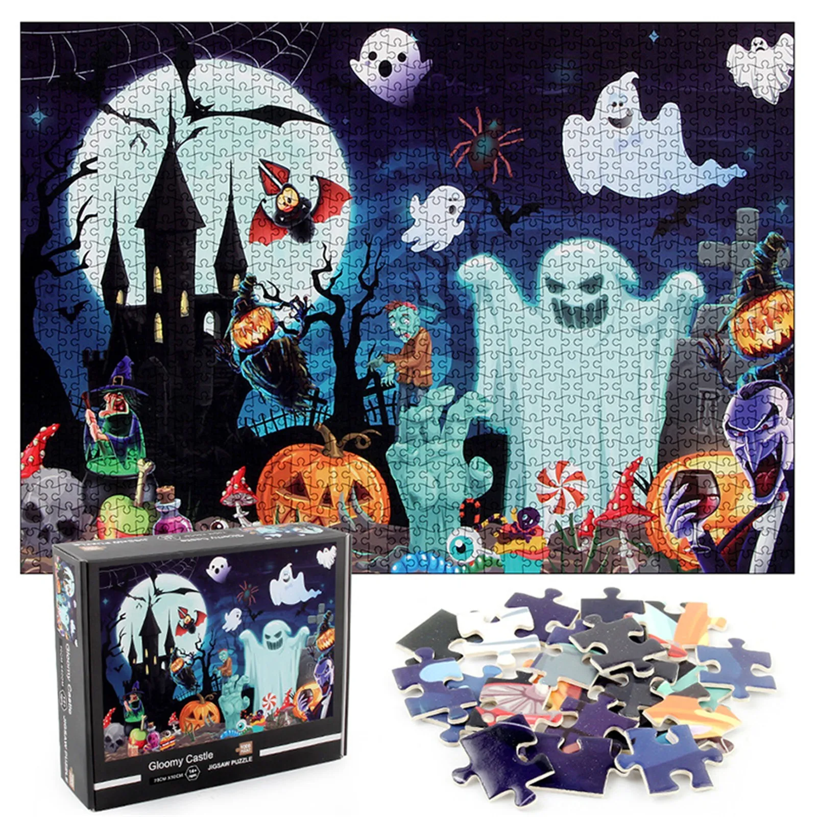 Adults Puzzles 1000 Piece Halloween Puzzle Game Interesting Toys Intelligence Jigsaw Puzzle Toys For Children Educational Toys
Adults Puzzles 1000 Piece Halloween Puzzle Game Interesting Toys Intelligence Jigsaw Puzzle Toys For Children Educational Toys