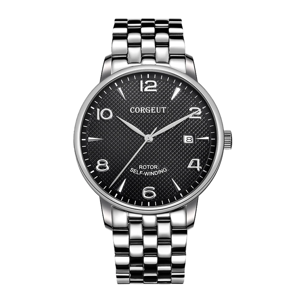 CORGEUT 2021 Top Fashion Brand Men's Mechanical Watch Automatic Seagull Movement Sapphire Sports 30M Waterproof Calendar Clock
CORGEUT 2021 Top Fashion Brand Men's Mechanical Watch Automatic Seagull Movement Sapphire Sports 30M Waterproof Calendar Clock