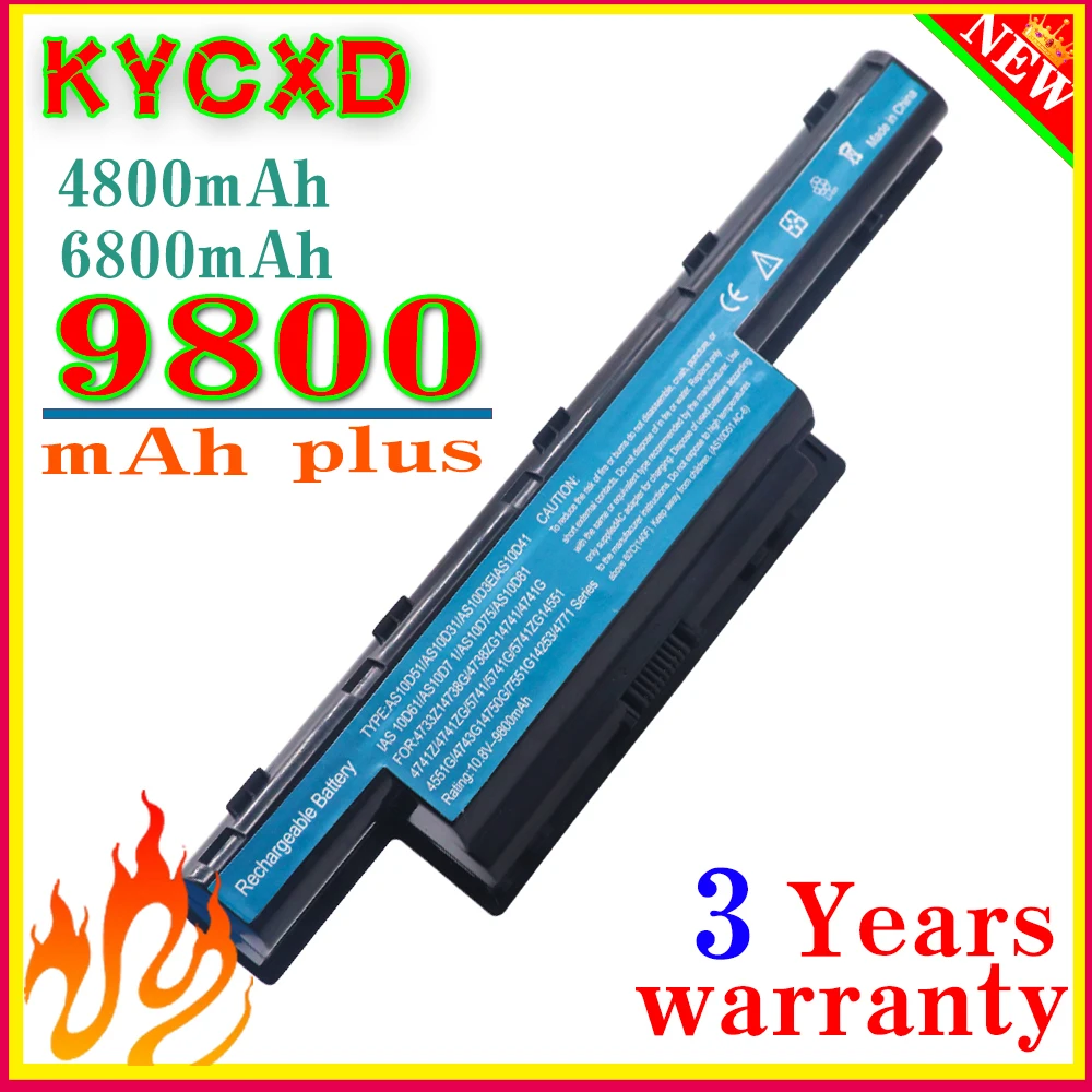 Аккумулятор для ноутбука Acer Aspire V3 5741 5742 5750 5551G 5560G 5741G 5750G AS10D31 AS10D51 AS10D61 AS10D71 AS10D75 AS10D81