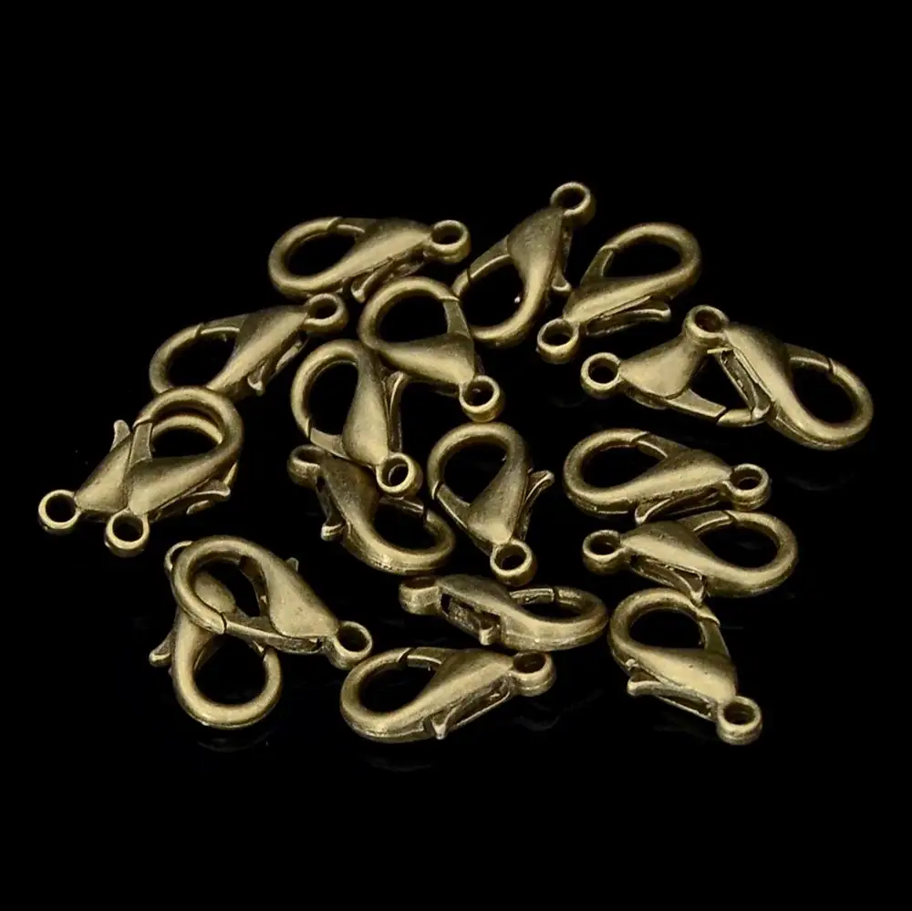 50pcs/lot Alloy Lobster Clasp Hooks For Jewelry Making Necklace Bracelet Clasp Connector Accessory
50pcs/lot Alloy Lobster Clasp Hooks For Jewelry Making Necklace Bracelet Clasp Connector Accessory