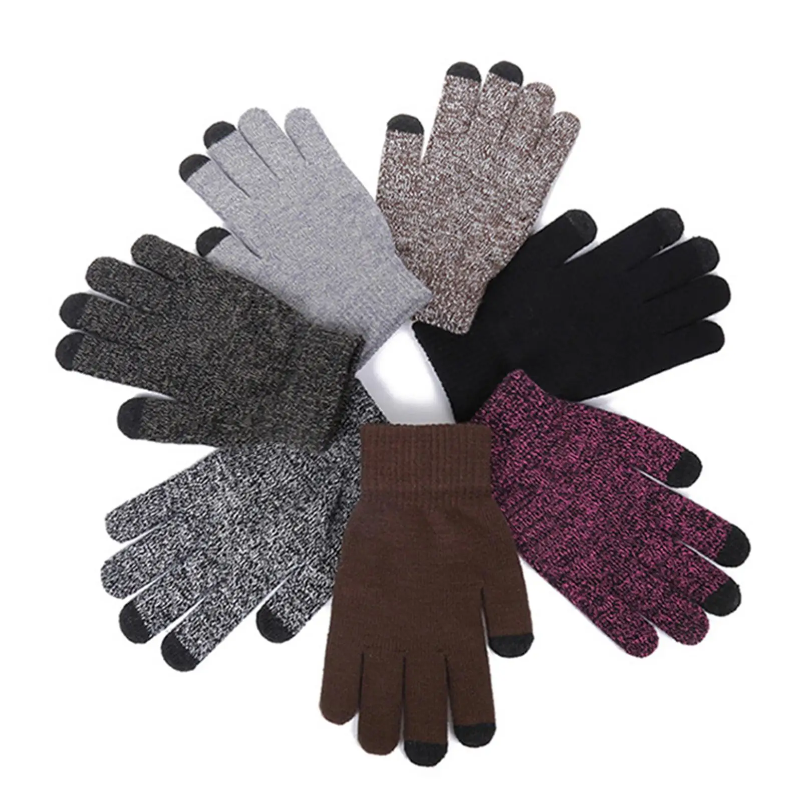 Men Warm Knitted Full Finger Gloves Windproof Winter Men Women Knitted Gloves Touch Screen Non-slip Full Finger Warm Mitten
Men Warm Knitted Full Finger Gloves Windproof Winter Men Women Knitted Gloves Touch Screen Non-slip Full Finger Warm Mitten