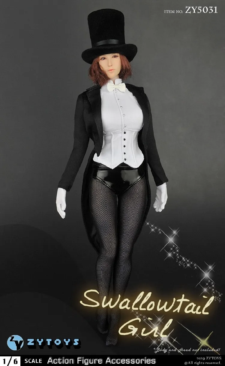 1:6 scale figure clothes Woman tuxedo suit for 12" action figure doll accessories suitable for seamless body,without doll A1040
1:6 scale figure clothes Woman tuxedo suit for 12" action figure doll accessories suitable for seamless body,without doll A1040
