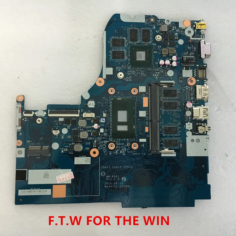 for Lenovo 310-15IKB 510-15IKB notebook PC motherboard CPU I7-7500U NM-A981 DDR4 4G RAM GT920M V2G
for Lenovo 310-15IKB 510-15IKB notebook PC motherboard CPU I7-7500U NM-A981 DDR4 4G RAM GT920M V2G