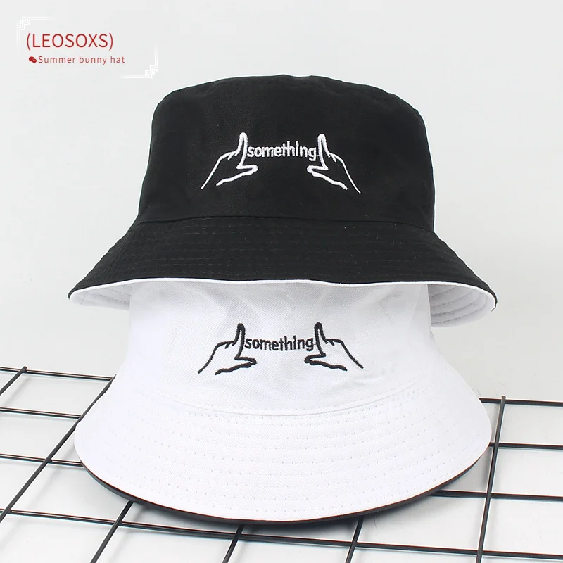 LEOSOXS Letters Embroidery Reversible Bucket Hats for Men Women Japan and Korea Streetwear Harajuku Cap Ladies Summer Boonie Hat
LEOSOXS Letters Embroidery Reversible Bucket Hats for Men Women Japan and Korea Streetwear Harajuku Cap Ladies Summer Boonie Hat