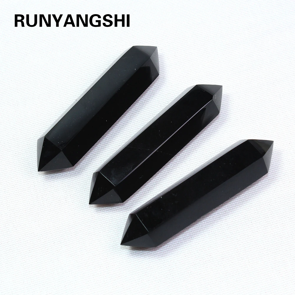 Wholesale 100% Natural Obsidian Crystal Column Treatment Double-ended Quartz Stone Crystal Decoration Ornament Home Using
Wholesale 100% Natural Obsidian Crystal Column Treatment Double-ended Quartz Stone Crystal Decoration Ornament Home Using