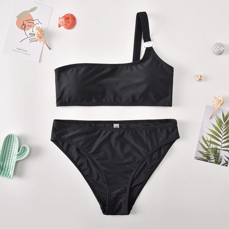 Wasteheart Summer Black Sexy Bikini Sets Women Swimsuit Bikini Swimwear Low Waist Bathing Suit Female One Shoulder Biquini Swim
Wasteheart Summer Black Sexy Bikini Sets Women Swimsuit Bikini Swimwear Low Waist Bathing Suit Female One Shoulder Biquini Swim