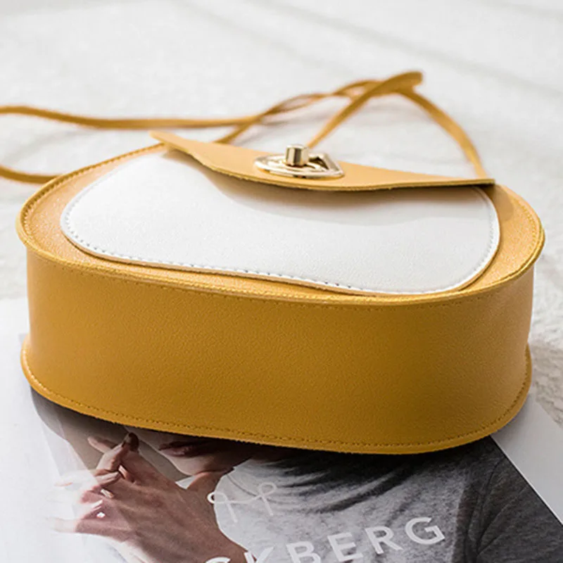 2019 новая женская сумка через плечо из искусственной кожи с пряжкой в виде капли