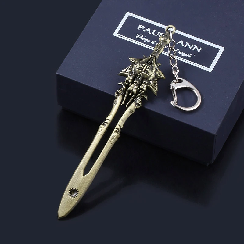 2021 God of War The Sword of Olympus Keychain Kratos Vintage Golden Sword Pendant Keyring Cosplay Jewelry Accessories Gift
2021 God of War The Sword of Olympus Keychain Kratos Vintage Golden Sword Pendant Keyring Cosplay Jewelry Accessories Gift