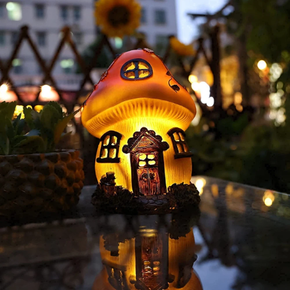 Креативное украшение для дома, лампа на солнечной батарее, украшение для дома в виде грибов, уличный миниатюрный дом, сказочный сад, подарок ... 
Креативное украшение для дома, лампа на солнечной батарее, украшение для дома в виде грибов, уличный миниатюрный дом, сказочный сад, подарок ...