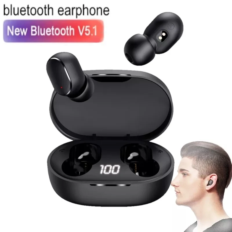TWS E6S Bluetooth Earphones Wireless Earbuds For Xiaomi Redmi Noise Cancelling Headsets With Microphone Handsfree A6S Headphones
TWS E6S Bluetooth Earphones Wireless Earbuds For Xiaomi Redmi Noise Cancelling Headsets With Microphone Handsfree A6S Headphones