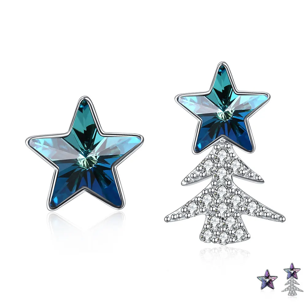 ZEMIOR 925 Sterling Silver Drop Earrings For Women Asymmetric Christmas Tree And Pentagram Blue Crystal Earrings Trend 2021
ZEMIOR 925 Sterling Silver Drop Earrings For Women Asymmetric Christmas Tree And Pentagram Blue Crystal Earrings Trend 2021