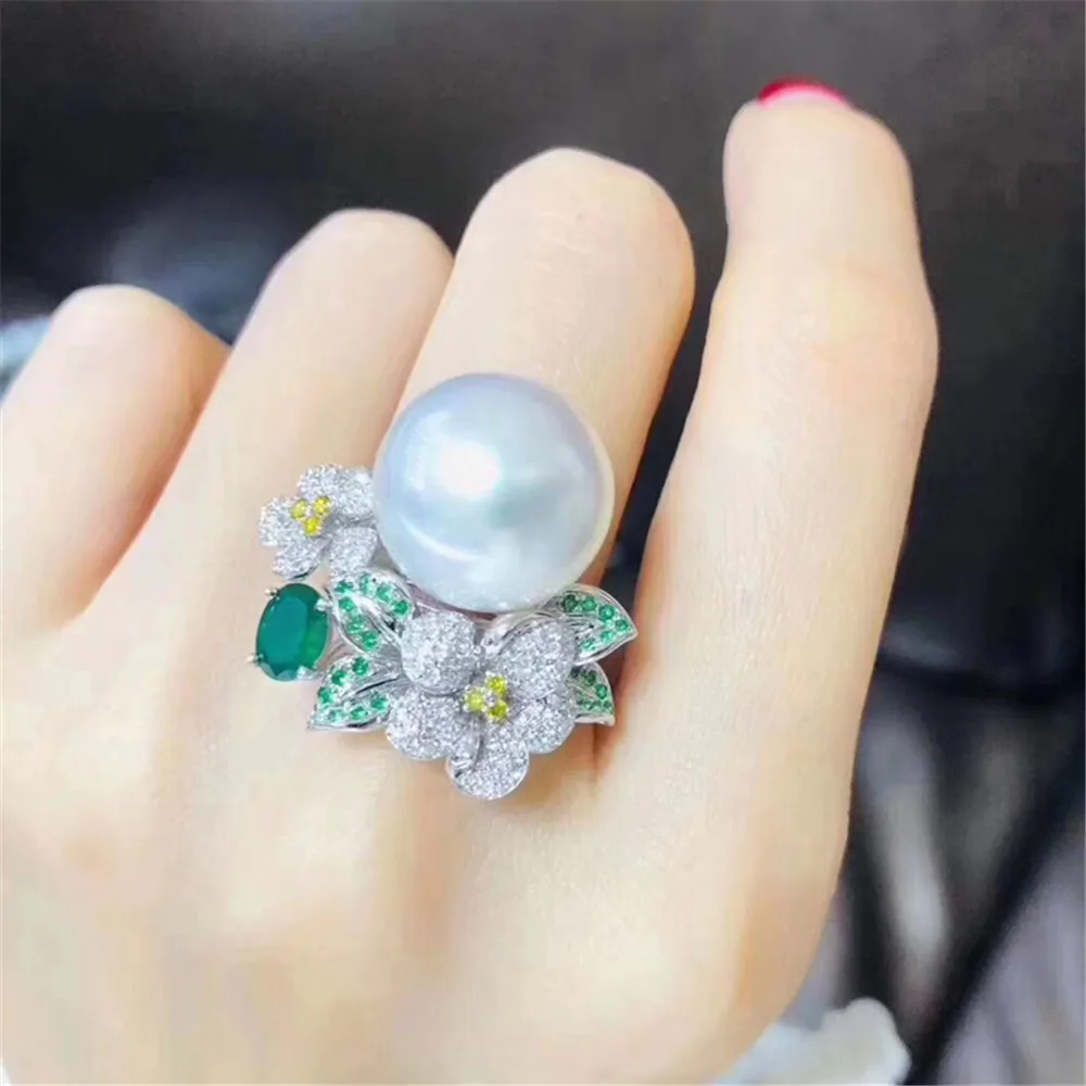 Pearl Ring Settings, Fashionable Ring Findings, Adjustable Size 925 Silver Ring Jewelry DIY Making No Pearl
Pearl Ring Settings, Fashionable Ring Findings, Adjustable Size 925 Silver Ring Jewelry DIY Making No Pearl