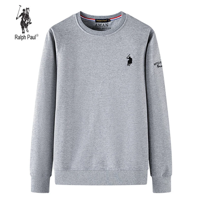 2021 spring, autumn and winter casual men's sports long-sleeved T-shirt embroidered cotton plus size gray warm men's sweater
2021 spring, autumn and winter casual men's sports long-sleeved T-shirt embroidered cotton plus size gray warm men's sweater