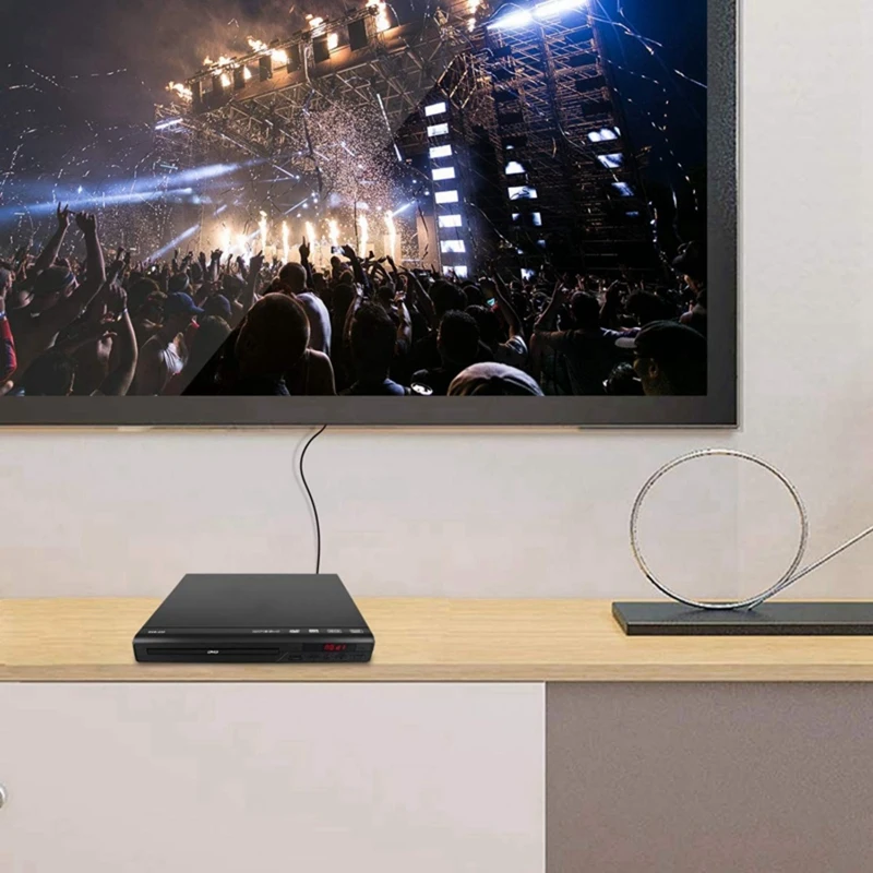 DVD Player for TV, All Region Free DVD CD Discs Player AV Output Built-in PAL/ NTSC, USB Input, Remote Control EU Plug
DVD Player for TV, All Region Free DVD CD Discs Player AV Output Built-in PAL/ NTSC, USB Input, Remote Control EU Plug
