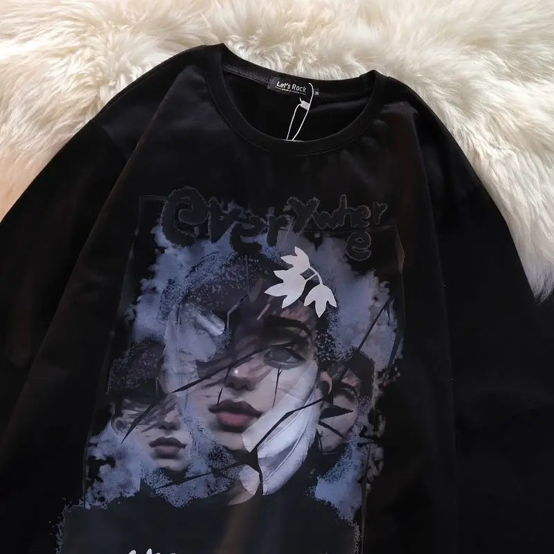 Harajuku Hip Hop Vintage Figure Printed Retro T Shirt Men Short Sleeved T-shirt Female Summer BF Clothes Casual Tops Streetwear
Harajuku Hip Hop Vintage Figure Printed Retro T Shirt Men Short Sleeved T-shirt Female Summer BF Clothes Casual Tops Streetwear