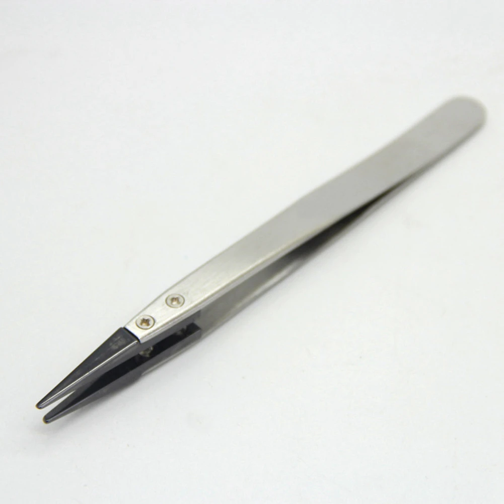 High Temperature Resistance Curved Ceramic Tweezers For Craft Repair Anti-Corrosion Hand Tool Static-free Stainless Steel Handle
High Temperature Resistance Curved Ceramic Tweezers For Craft Repair Anti-Corrosion Hand Tool Static-free Stainless Steel Handle
