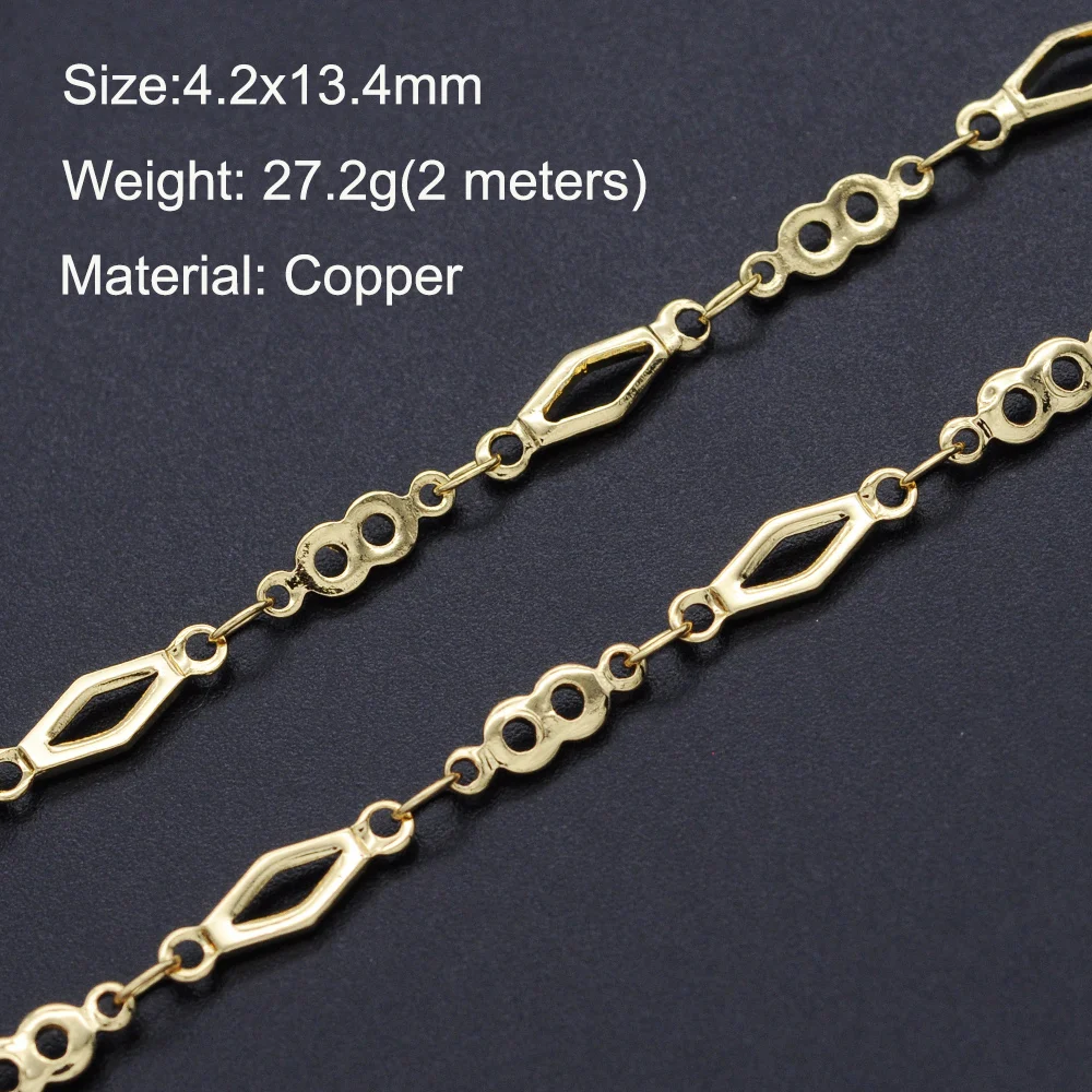 2 Meters/lot 4x13mm Gold Plated DIY Jewelry Link Chain Wholesale Bracelet Making Chains Top Quality OEM Order Accept
2 Meters/lot 4x13mm Gold Plated DIY Jewelry Link Chain Wholesale Bracelet Making Chains Top Quality OEM Order Accept
