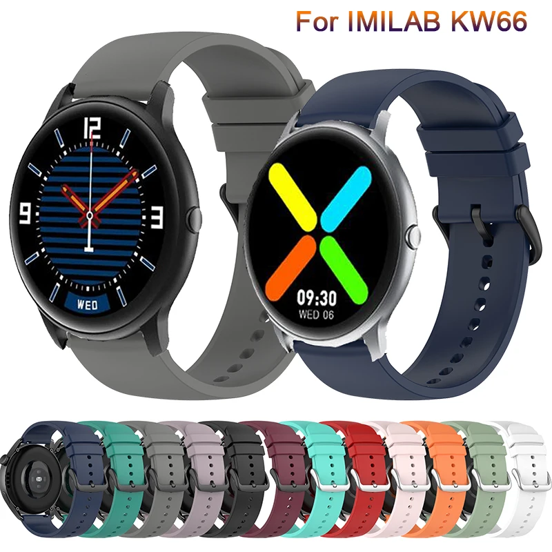 22mm Silicone Replaceable strap For IMILAB KW66 Smartwatch band Bracelet Watchband For YAMAY SW022 Replace Accessories Correa
22mm Silicone Replaceable strap For IMILAB KW66 Smartwatch band Bracelet Watchband For YAMAY SW022 Replace Accessories Correa