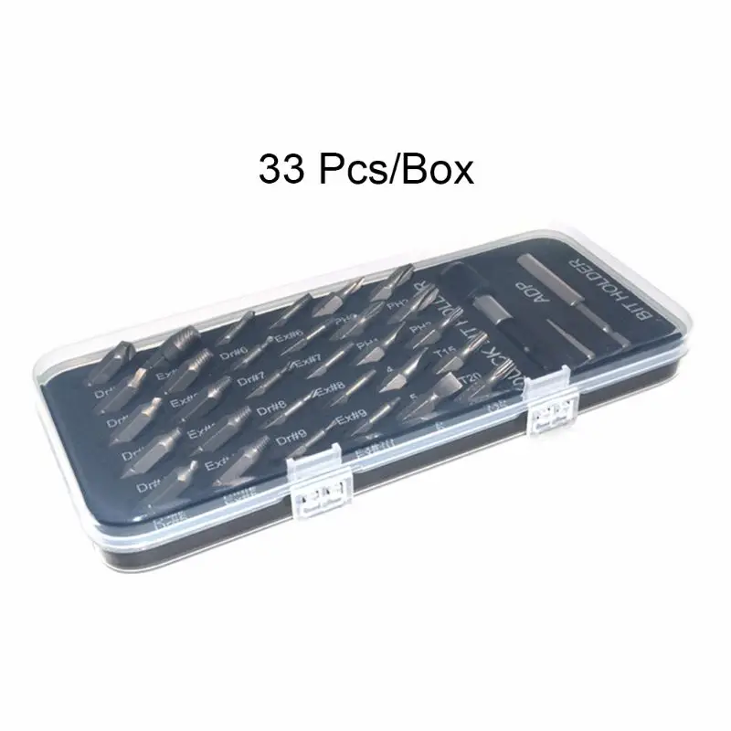 33pcs/set Damaged Screw Extractor Remove Broken Bolt Stud Removal Tool Drill Bit
33pcs/set Damaged Screw Extractor Remove Broken Bolt Stud Removal Tool Drill Bit