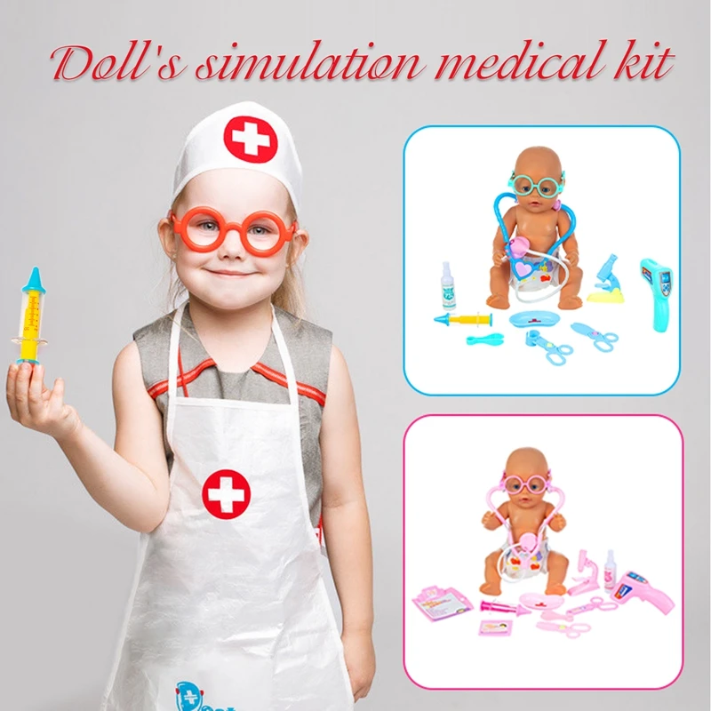 2020 New Baby New Born Fit 18 inch 43cm Doll Clothes Accessories Pink Blue Medical Set For Baby Birthday Gift
2020 New Baby New Born Fit 18 inch 43cm Doll Clothes Accessories Pink Blue Medical Set For Baby Birthday Gift